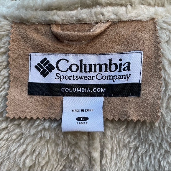 Columbia Sportswear Company Faux Shearling and Suede Short Coat Size Small - Picture 13 of 15